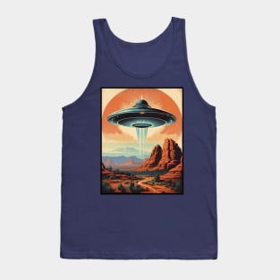 UFO Invasion In Sedona Arizona Tank Top